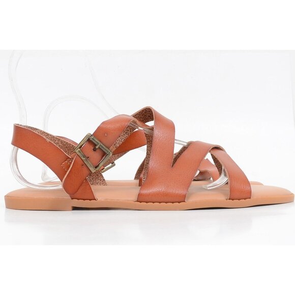 Torrid Women's 11 WIDE Width Strappy Gladiator Sandals Vegan Leather Boho NEW - Picture 3 of 6